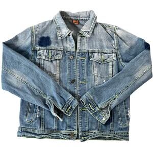 Newness Denim Jacket with Distressed Details - Youth Size